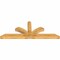 Ekena Millwork Richland Rough Sawn Timber Gable Bracket, Western Red Cedar, 96"W x 36"H x 6"D x 6"F, 9/12 Pitch GBW096X36X0606RIC00RWR - alternate 2